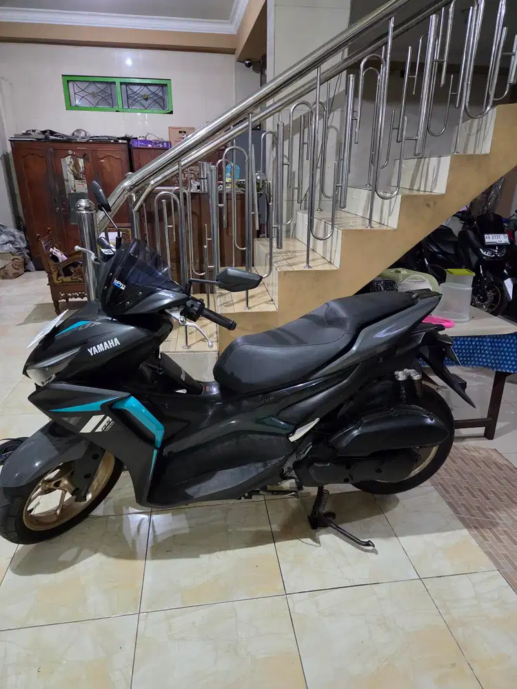 Aerox connected abu hitam tosca 2021 Gbm