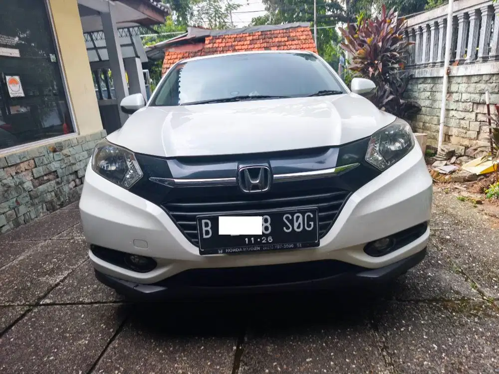 Honda HRV CVT S 1.5 Putih 2016 Tangan 1 Dari Baru Plat Genap