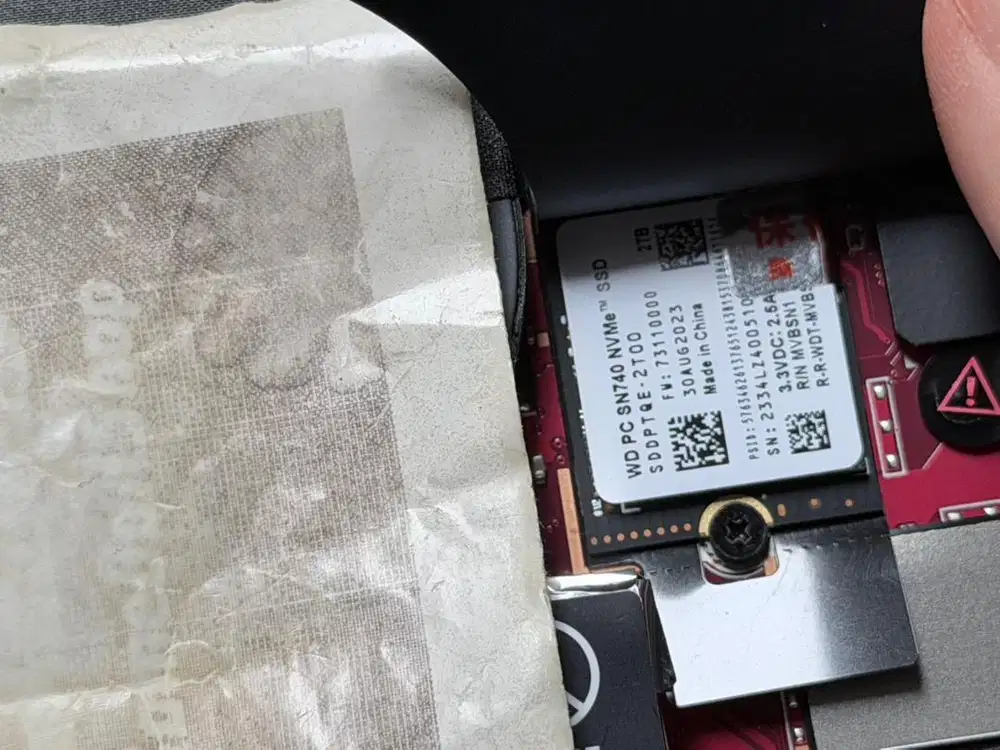 SSD NVME SN740 M.2 2230 2TB Gen 4 x4 PCie 4.0 ROG Ally Xbox Legion Go