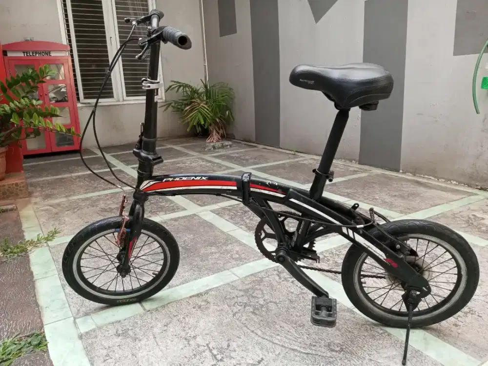 Sepeda lipat ukuran 16 siap gowes