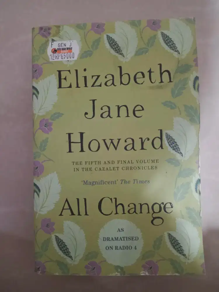 Buku judul Elizabeth Jane Howard-All Change