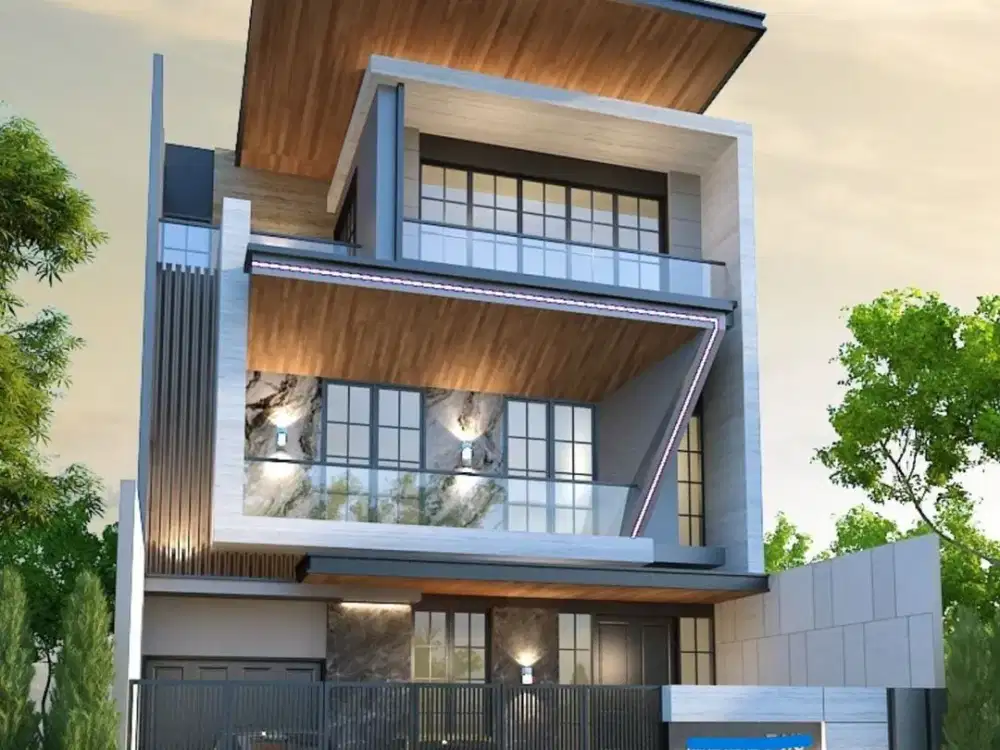 Dijual Rumah Alam Hijau Citraland 3 Lantai - Surabaya