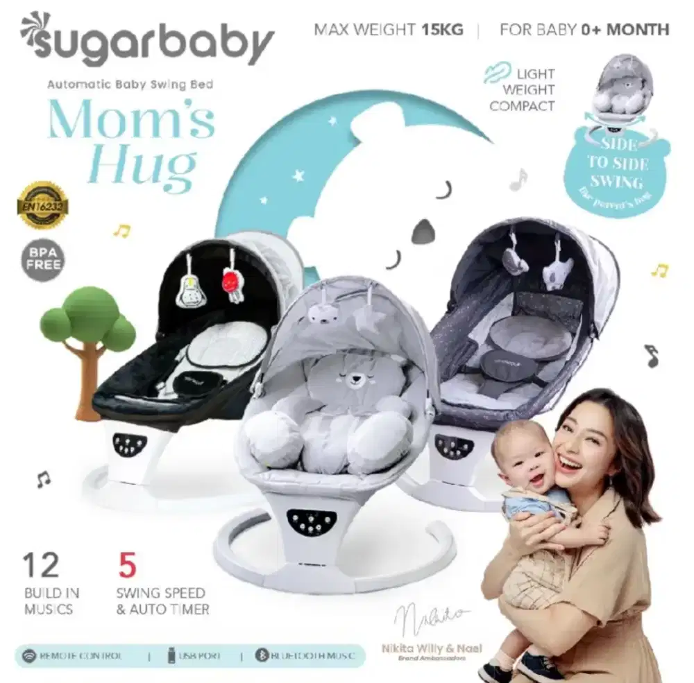 Sugar baby automatic  swing bed