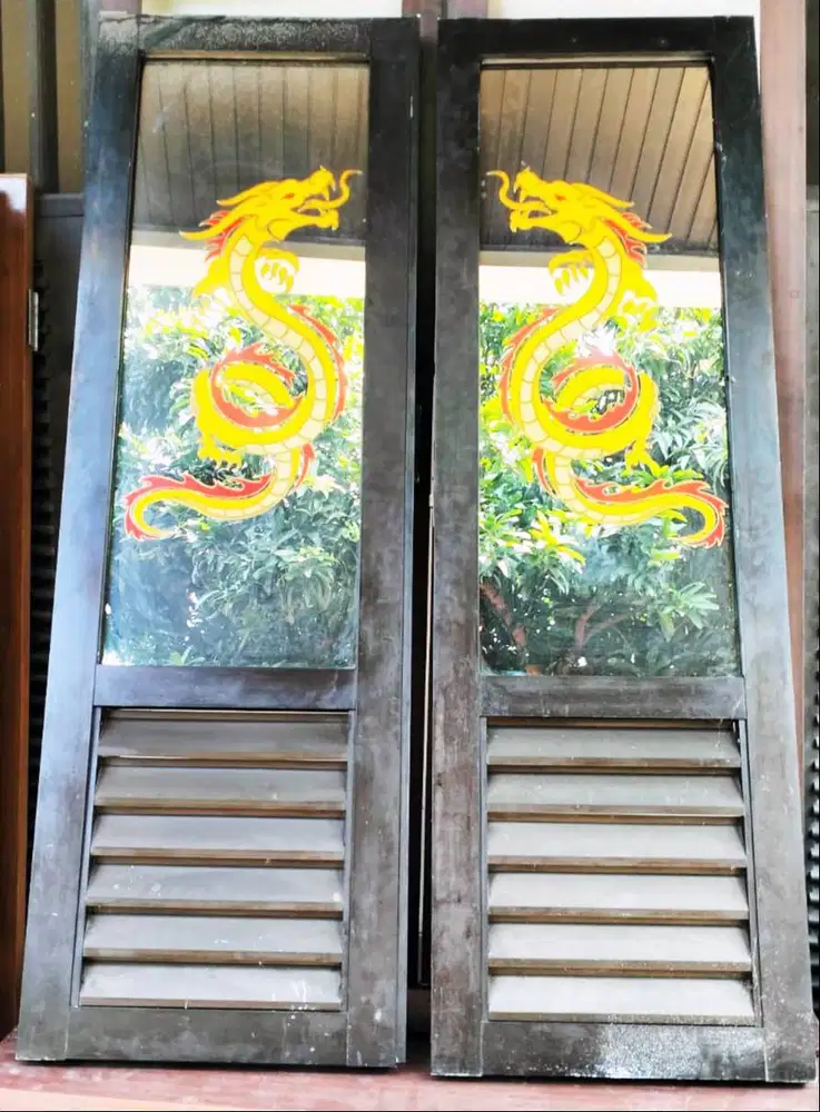 Pintu Aluminium Double