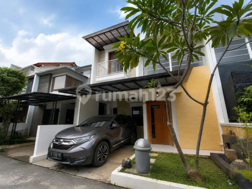 Rumah 2 Lantai Full Furnished Dalam Cluster di Pangkalan Jati
