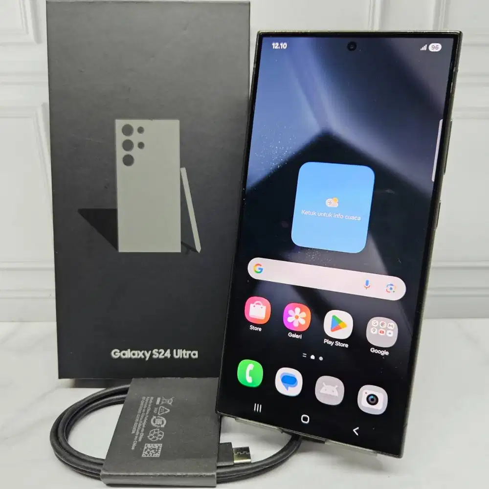 Samsung Galaxy S24 Ultra 12/256GB Black SEIN Resmi Fullset