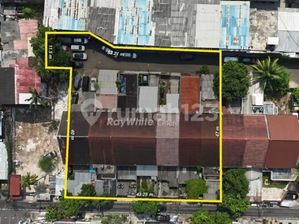 Tanah Komersial 1.770 M² di Kawasan Bisnis Strategis Tanah Abang