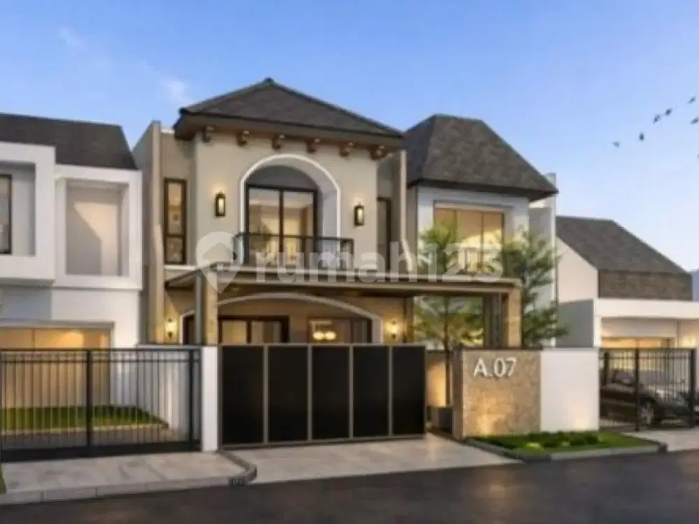 Rumah Baru Fasad Modern Mewah Dalam Komplek Strategis di Cinere