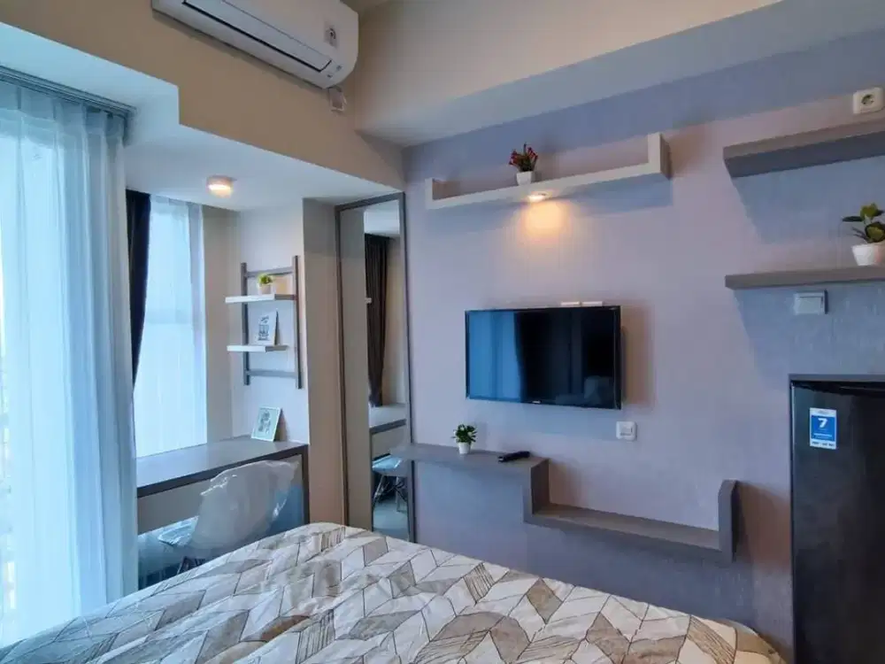 DISEWAKAN APARTEMEN AMOR PAKUWON CITY MALL LANTAI 33 FULL FURNISH