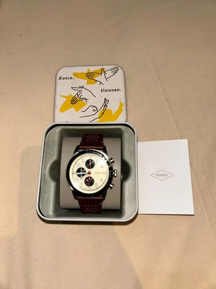 Fossil Sport Tourer Chronograph Cream Likenew