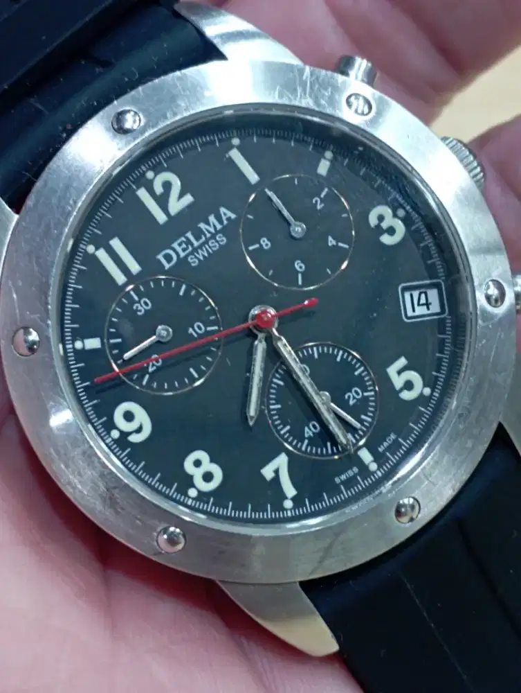 Jam tangan DELMA Swiss made cronograph