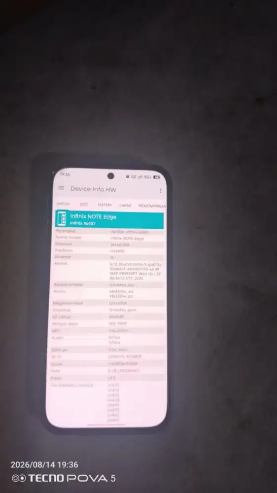 Infinix note edge