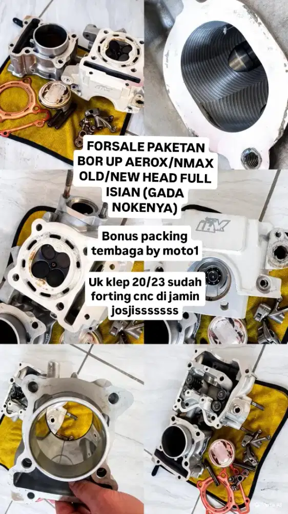 Jual paketan bor up 63 aerox/namx