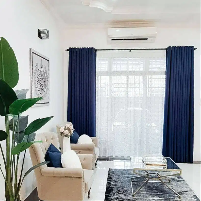 Gorden Vertikal/Vertical Blinds Roll/Roller Krey Wallpaper Dinding 3D