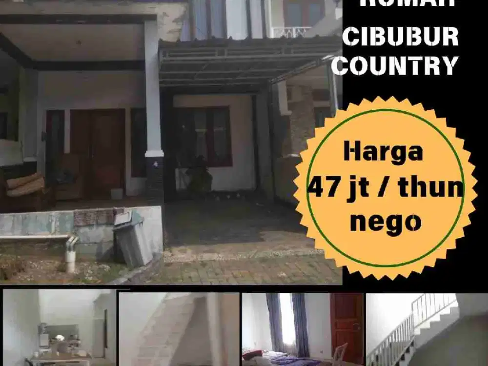 Rumah Sewa Rapi Siap Huni di Cibubur Country