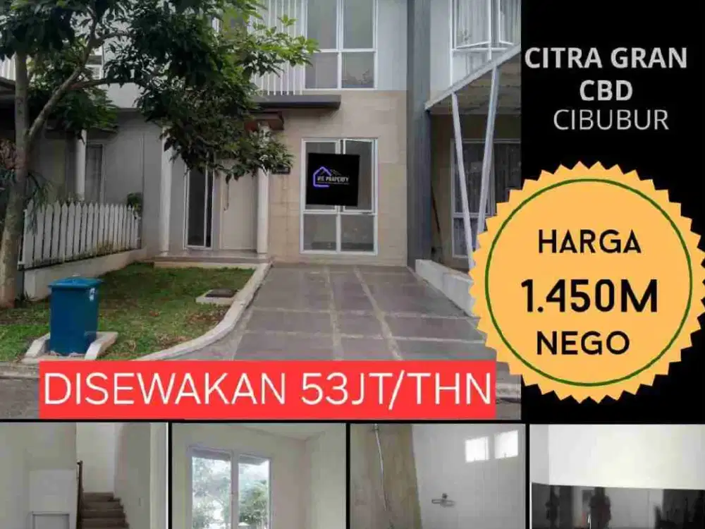 Rumah Sewa Siap Huni di Citragran CBD Cibubur