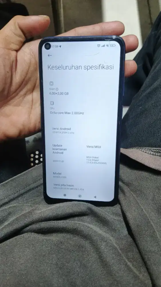 Hp redmi not9  /tukar tambah