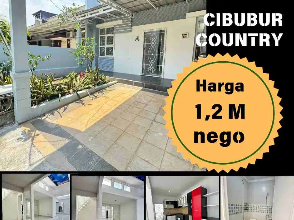 Rumah Rapi Siap Huni di Cibubur Country
