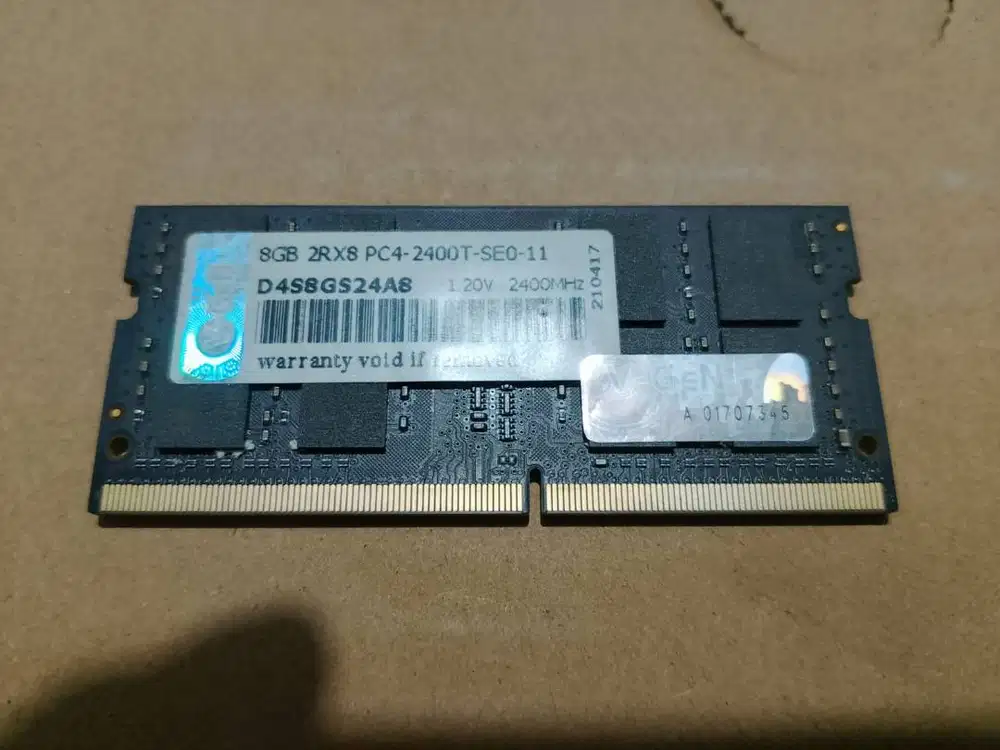 ram vgen 8gb ddr4 2400t