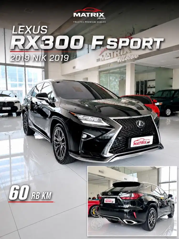 LEXUS RX300 F SPORT 2019 [60RB KM] ! LEXUS RX300 F SPORT TERMURAH