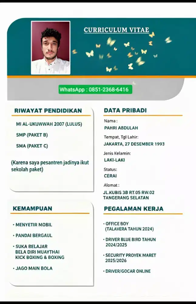 Cari kerjaan apapun