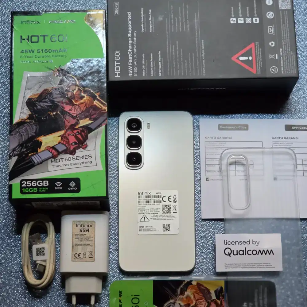 Infinix Hot 60i 8/256GB Warna Titanium