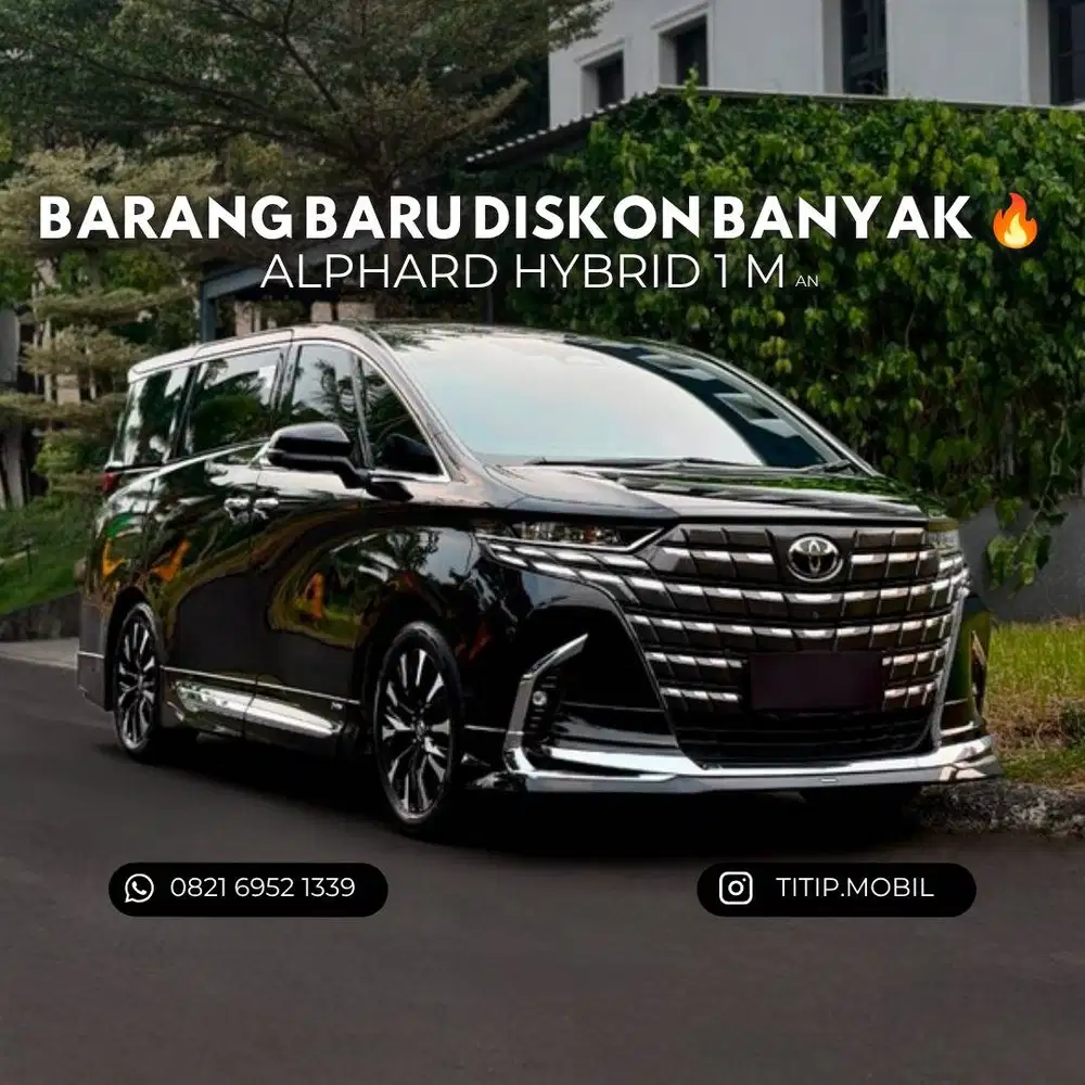 [CASH] Toyota Alphard Hybrid Modellista TSS HEV 2025