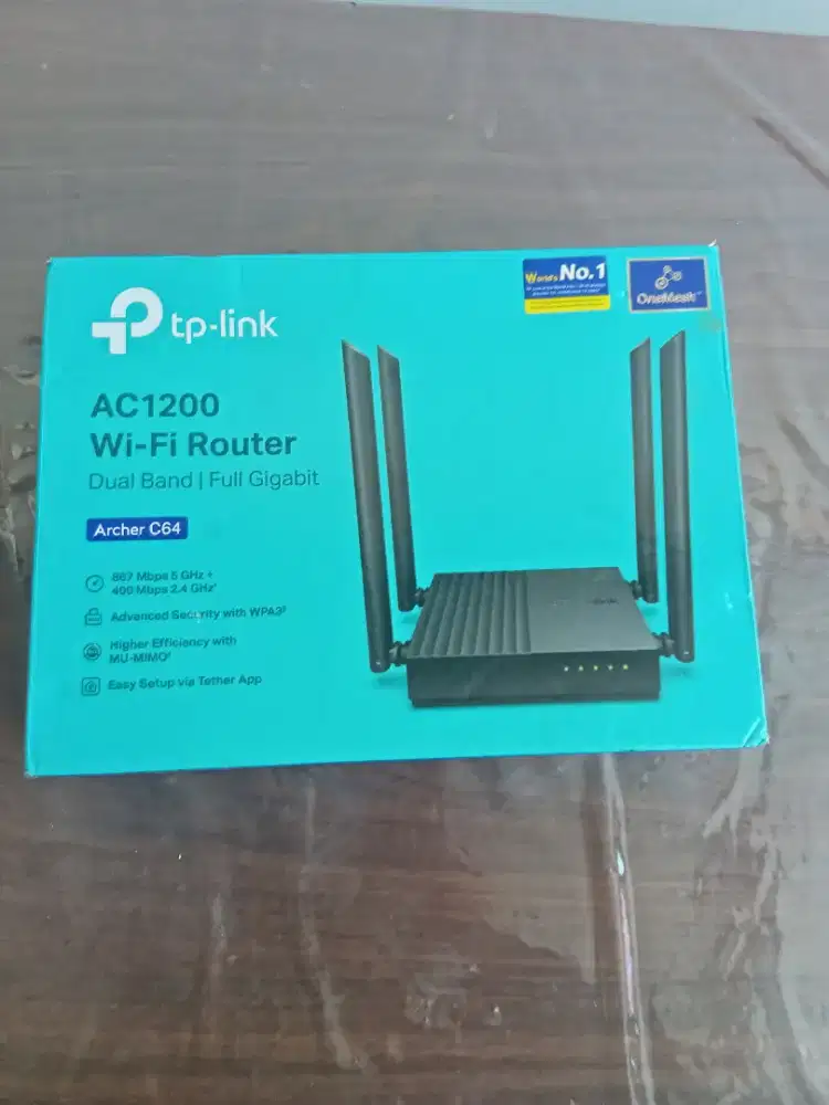 Router wifi 5ghz TP-LINK archer C64, jarang pakai murah