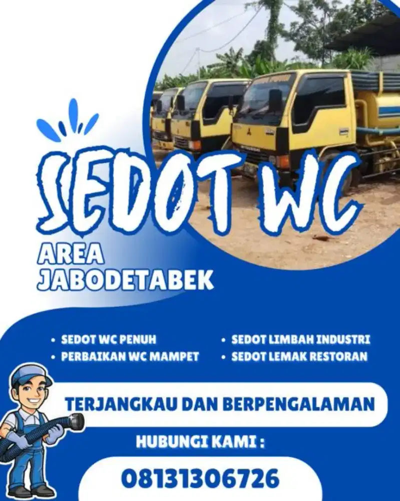 Jasa Sedot WC Mampet Dan Penuh Taman Sari Jakarta Barat Dan Sekitarnya