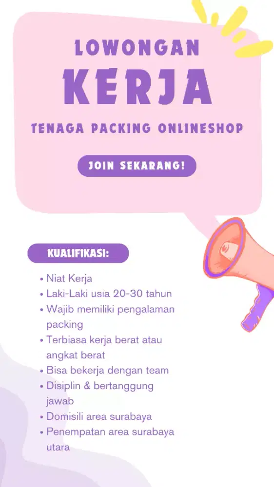Tenaga Packing Onlineshop