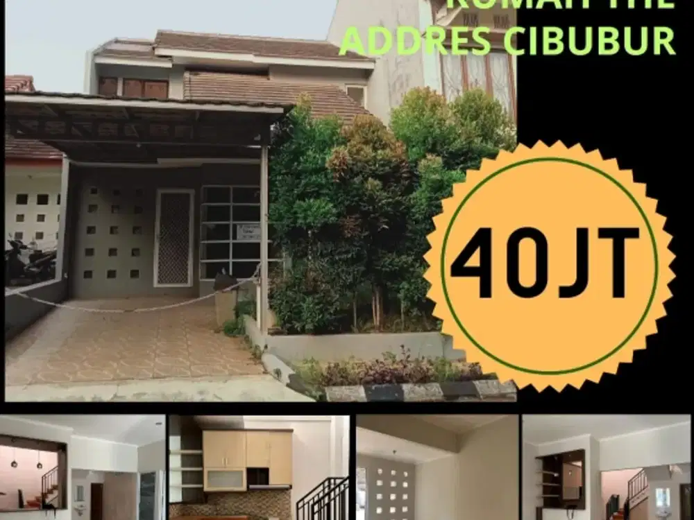 Rumah Sewa di The Address 40jt