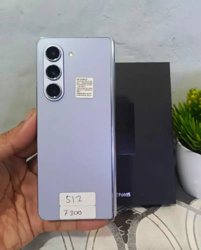 SAMSUNG Z FOLD 5 5G RAM 12/512GB ORIGINAL SEIN MULUS NORMAL FULLSHET