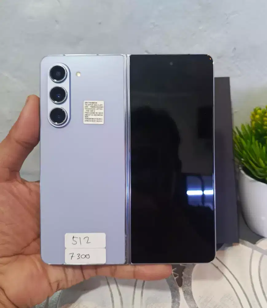 SAMSUNG Z FOLD 5 5G RAM 12/512GB ORIGINAL SEIN MULUS NORMAL FULLSHET