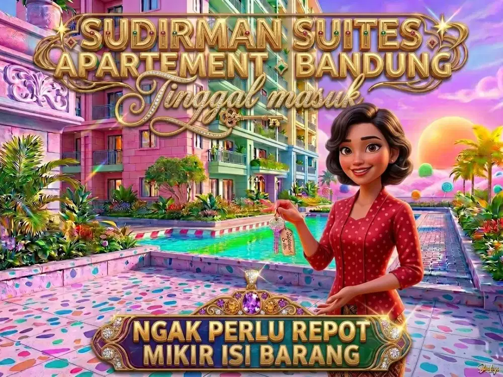 SEWA APARTEMENT SUDIRMAN SUITES, SUDIRMAN, BANDUNG KOTA.