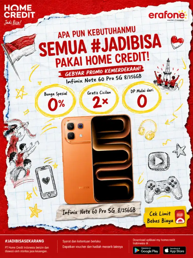 PROMO KREDIT INFINIX NOTE 60 PRO 5G 8/256GB TERMURAH SEKOTA PALEMBANG