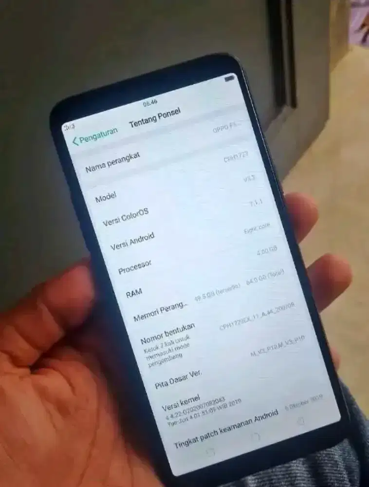 OPPO F5 RAM 4/32 HP ONLY