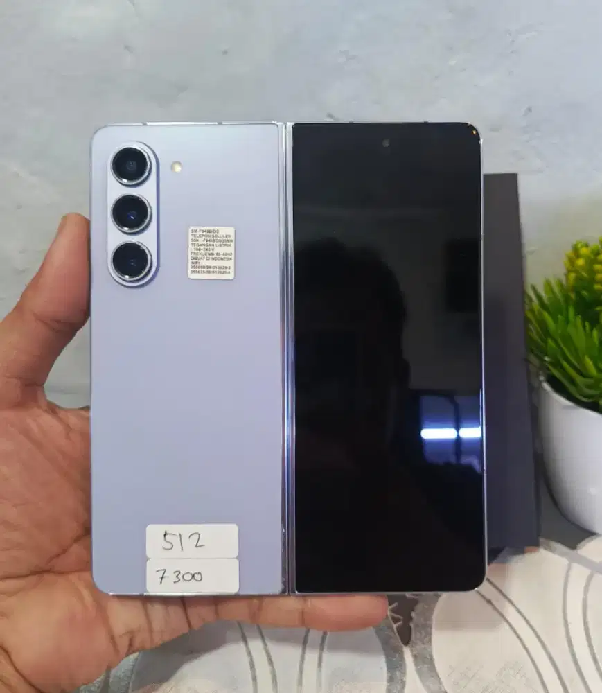 SAMSUNG Z FOLD 5 5G RAM 12/512GB ORIGINAL SEIN MULUS NORMAL FULLSHET