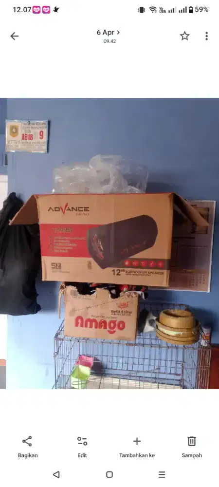 Di jual sepiker aktif bekas RSA baru