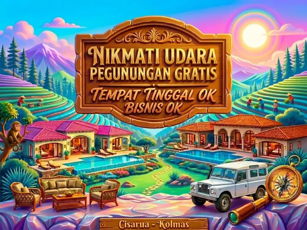 JUAL RUMAH DI CISARUA,KOLMAS, CIPAGERAN, BANDUNG BARAT.