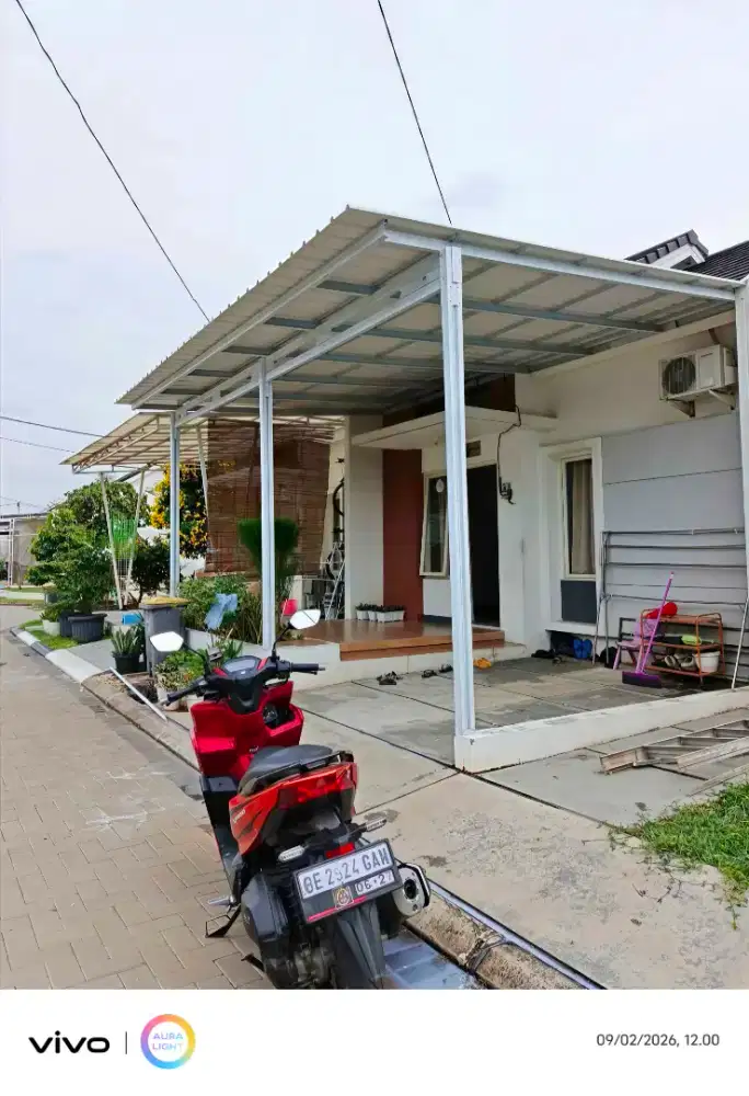 Jasa pasang kanopi baja ringan