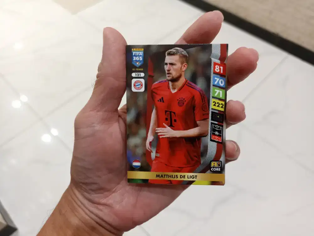 Kartu Bola Matthijs De Ligt Original