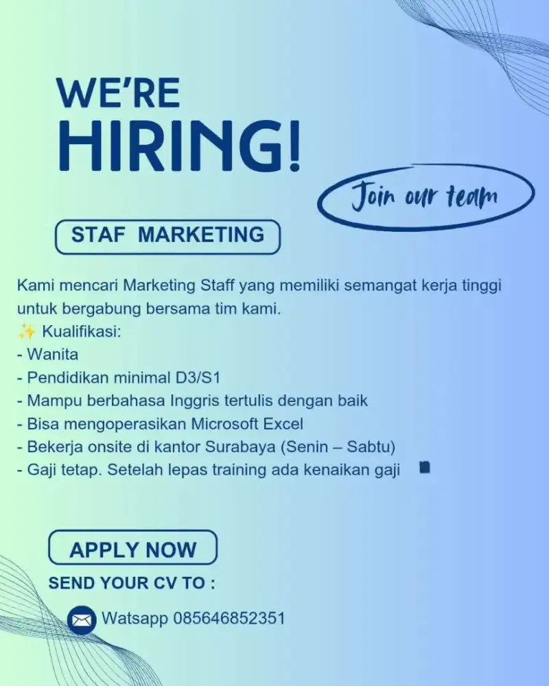 Admin Marketing