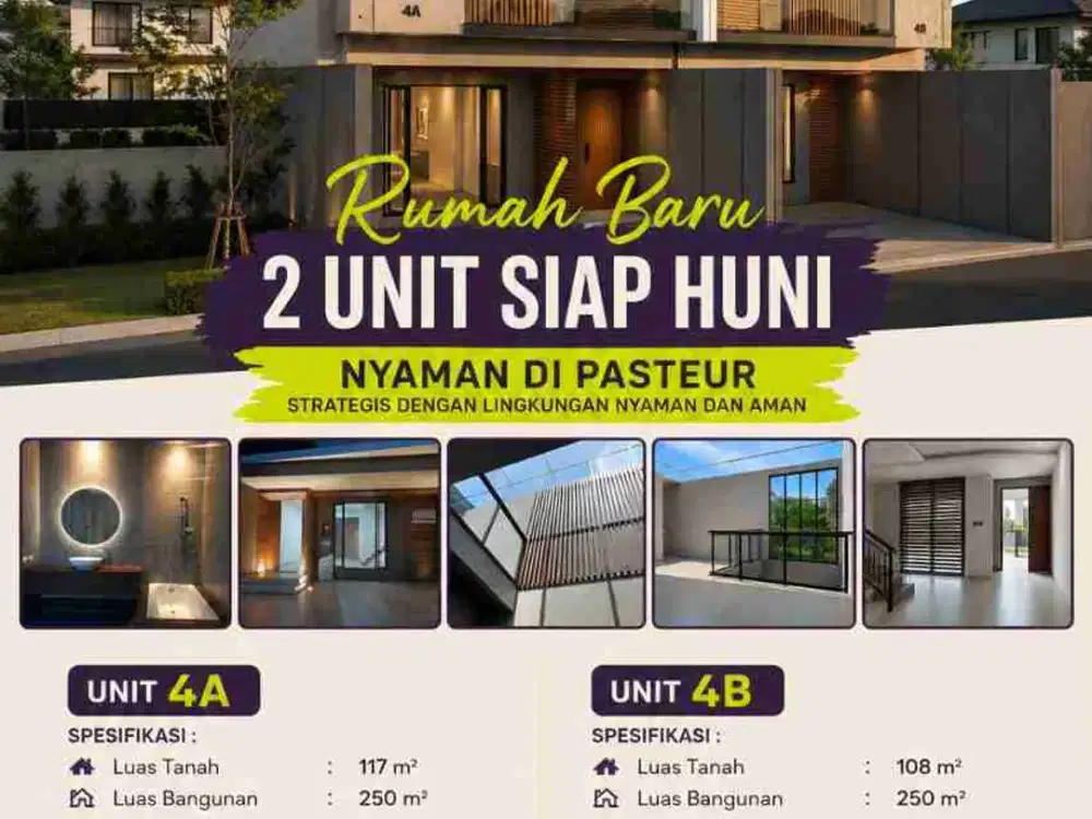 Pasteur Rumah Mewah Siap Huni Kota Bandung