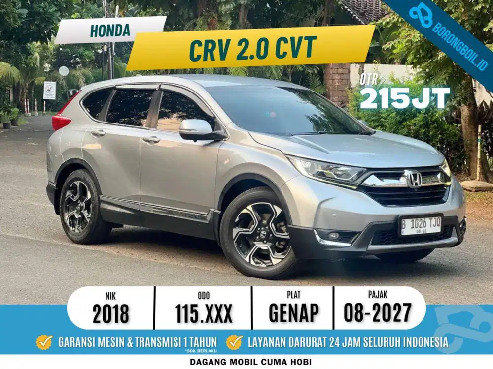 Honda CRV 2.0 cvt 2018 Silver