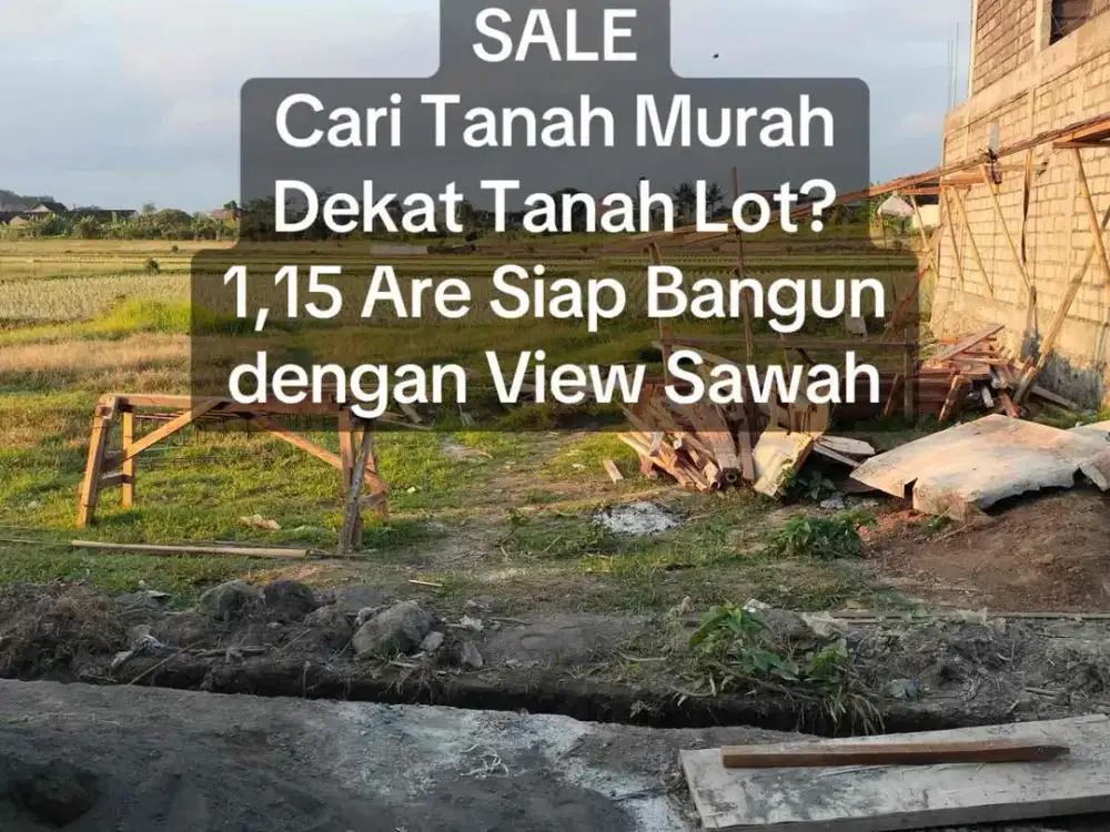 SALE Tanah 1,15 Are Dekat Tanah Lot