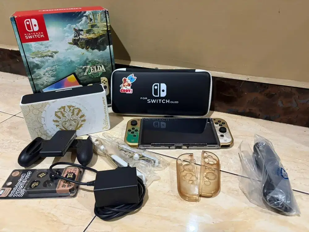Nintendo Switch Oled Zelda Version Ce Ef We tanpa Micro SD