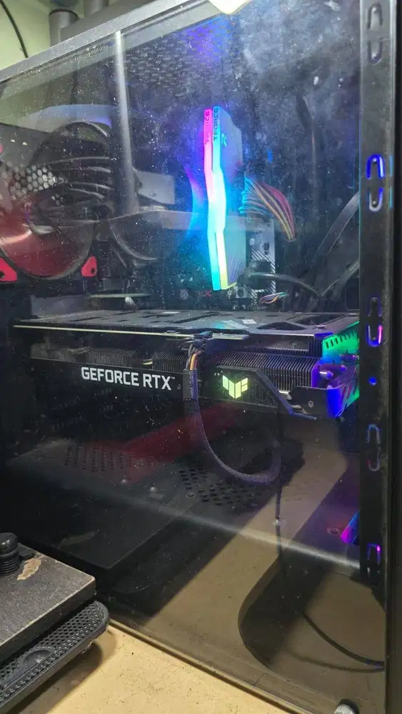 PC Gaming CPU AMD Ryzen 5 GPU Asus RTX 3060 ti 12GB