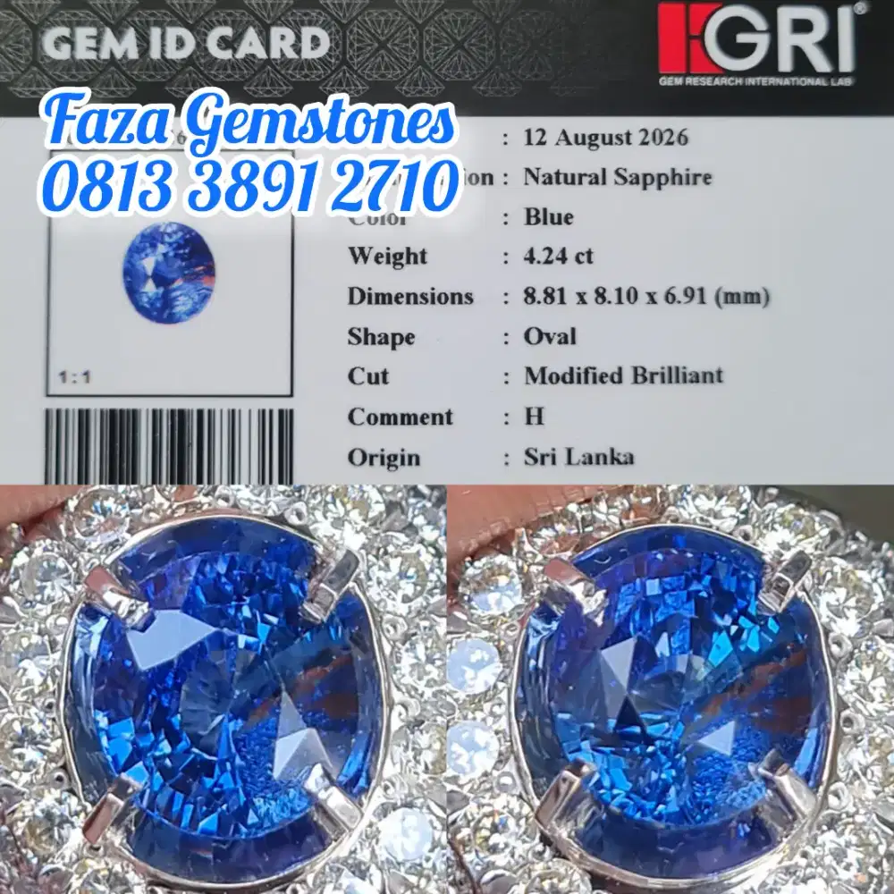 Cornflower Blue Color Sapphire Srilanka, Sparkling Luster, Gorgeous