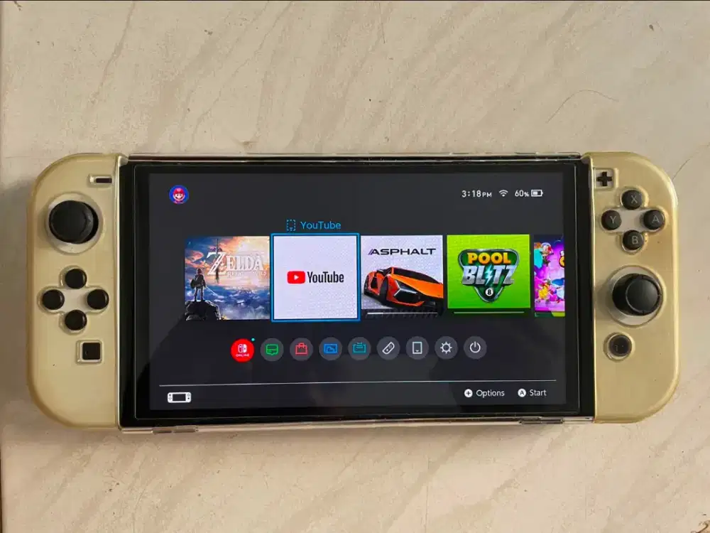 Nintendo Switch OLED 64GB Ofw Mulus Seperti Baru