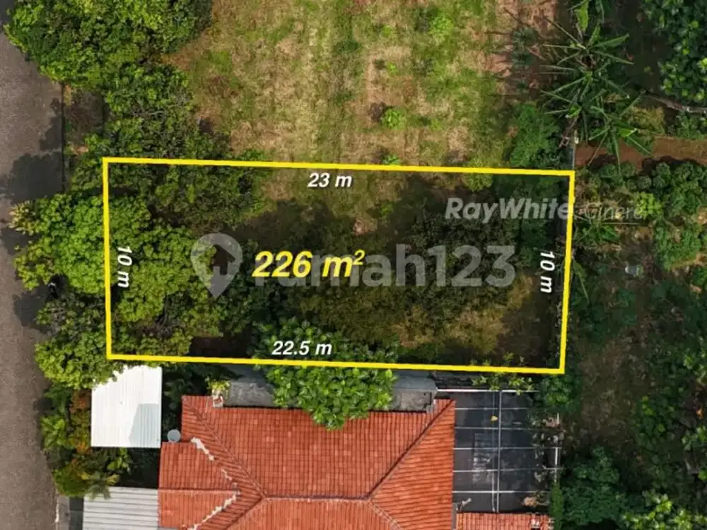 Kavling Tanah Luas 226 Dalam Komplek Villa Cinere Mas